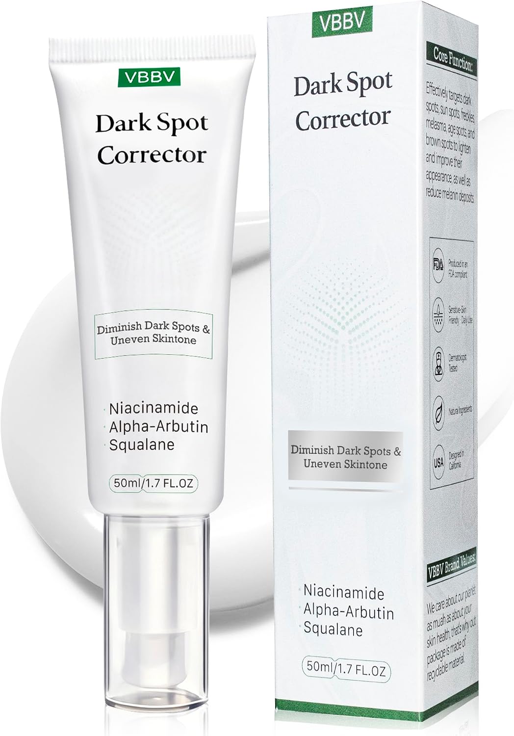 Dark Spot Remover for Face & Body – Dark Spot Corrector Serum for Hyperpigmentation, Brown Spots & Melasma Treatment - 1.7 fl oz