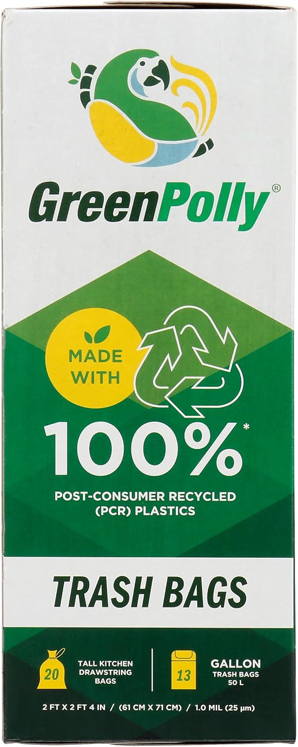 Tall Kitchen Trash Bags, 20 Count