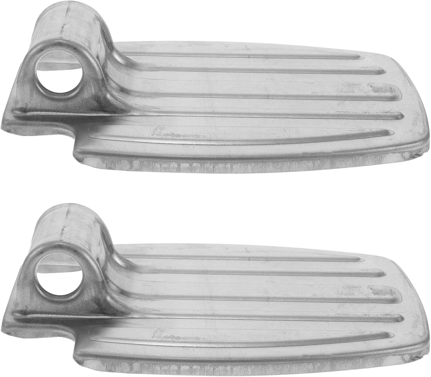 Heavy Duty Iron Wheelchair Footrest Pedal 1 Pair Thickened Metal Foot Pedal Replacement Parts Suitable for Patient Mobility and Electric Scooter Foot Supports