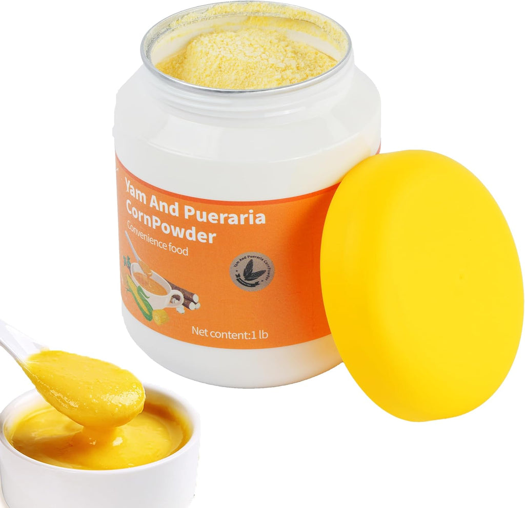 Corn Powder，Corn Soup，Chinese Soup Powder,453g Yam And Pueraria,Ready-To-Eat Breakfast Porridge, Chinese Can(1pcs)