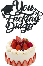 You Did It Cake Topper Graduation 2026 – Funny Graduation Cake Topper for Celebration Party, Congrats Grad Cake Decorations for College, High School, or Kindergarten Graduations Cake Decor