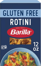 Barilla Gluten Free Rotini, 12 Ounce - Non-GMO Gluten Free Pasta Made with Blend of Corn & Rice - Vegan