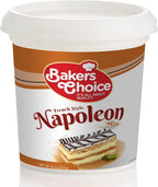 French Vanilla Pudding Mix - French Napoleon Custard Powder - Make Custard Creams For French Napoleon Cake, Custard Cups, Mousse Cake, and Desserts - Dairy Free, Kosher - 8 oz. - By Baker’s Choice