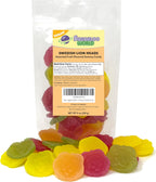 Vegan Swedish Candy Lion Gummies - Fruity Lion Shaped Gummies, Safari Candy, 8 Ounce