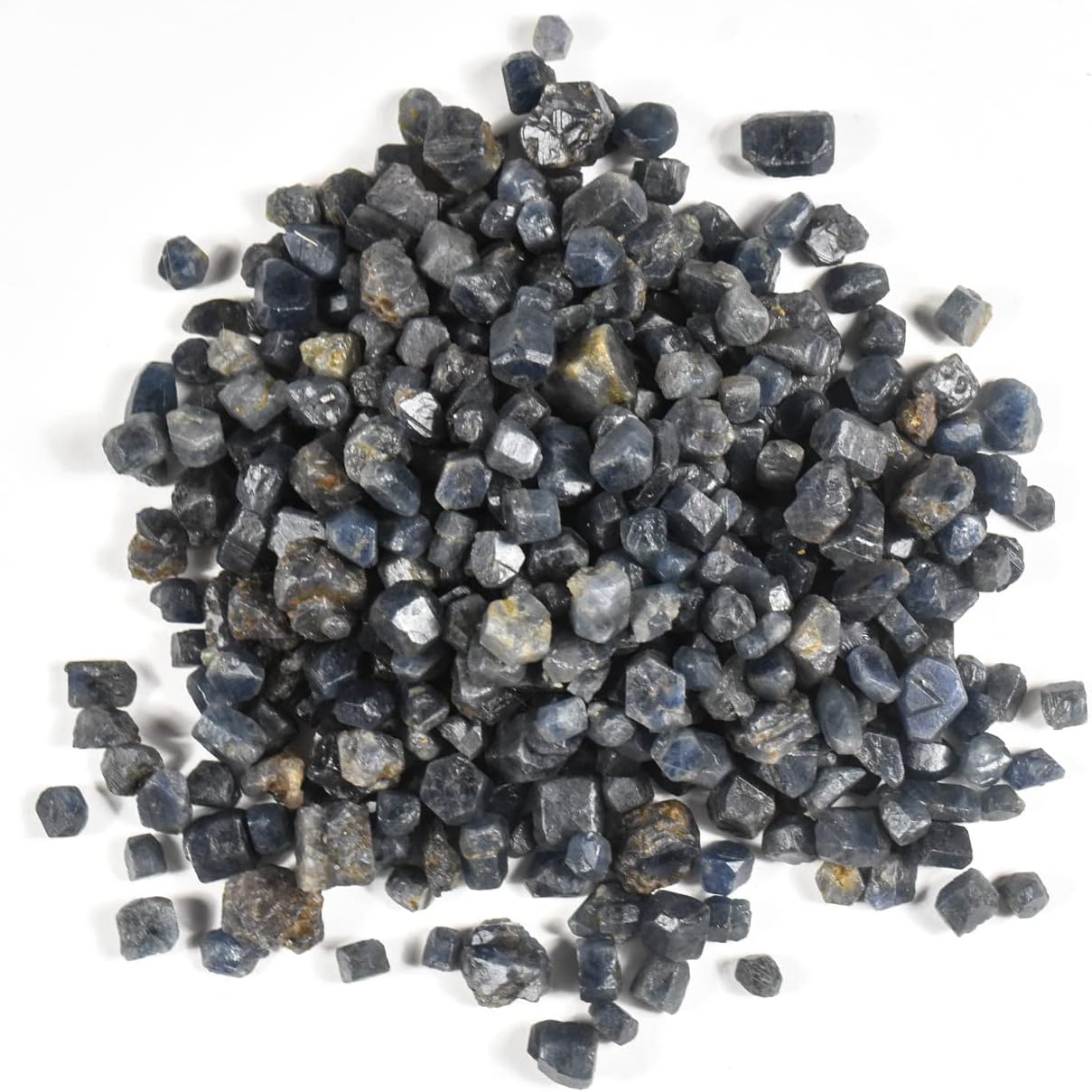 20PCS Blue Sapphire Rough Stones Natural Corundum Gemstonne Crystal Mineral Specimens Raw Cabochon Cabs - Madagascar