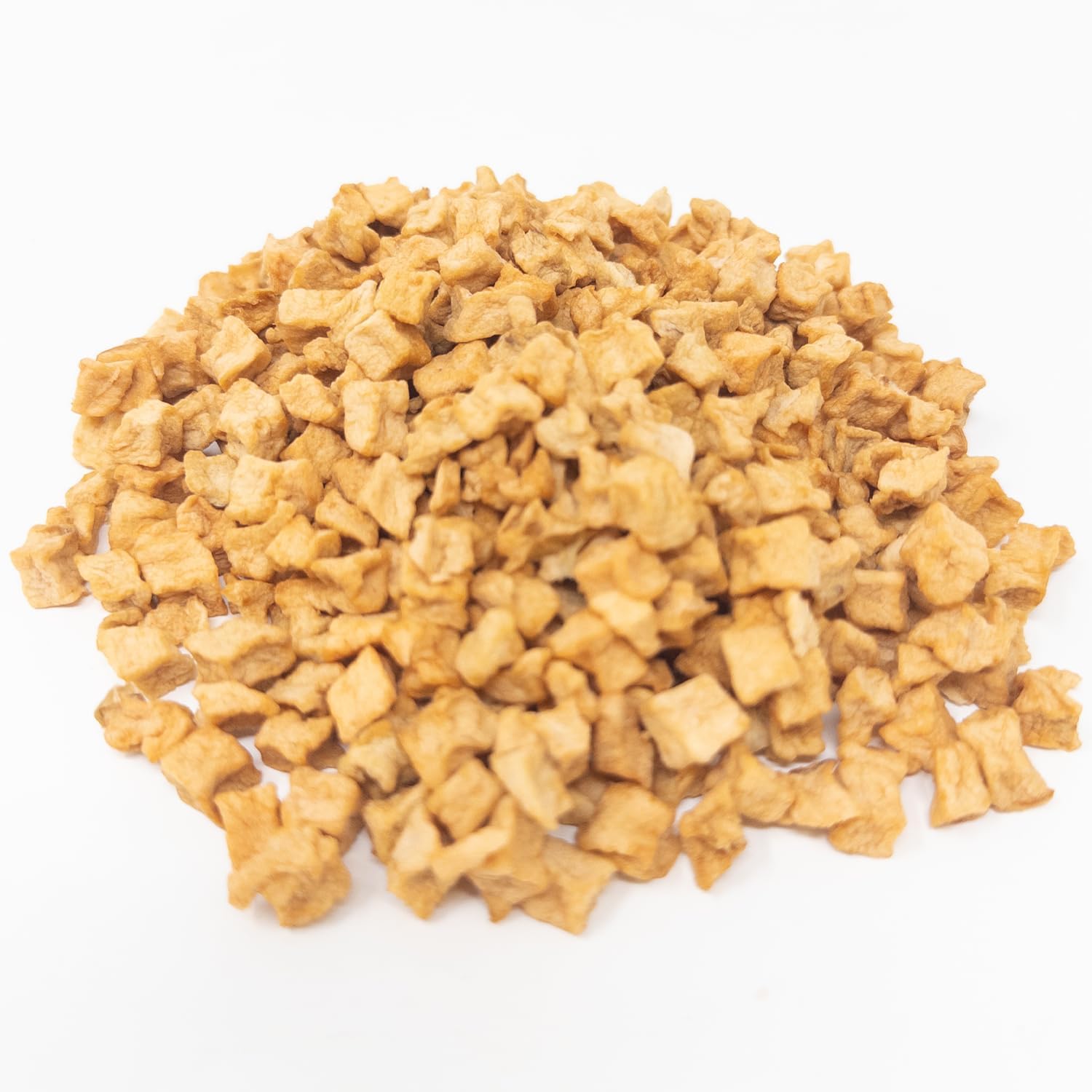 NUTS U.S. - Dried Apple Dices | Freshly Peeled and Cored | No Added Sugar | Chewy Texture | Non-GMO | Packed in a Resealable Bag (4 LBS)