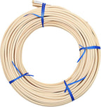 KEILEOHO #8 Reed Spline 65 Feet x 3/16 Inches Cane Webbing for Weaving, Cane Webbing for Chair Repair, Strong Permeable Cane Webbing Roll for Winding, Modeling, Decoration, Weaving, Aromatherapy