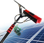 Water Fed Poles Kit, High Window Cleaning Brush Kit with Extension Handle, Solar Panel Cleaner Brush and Poles Kit,9m/30ft
