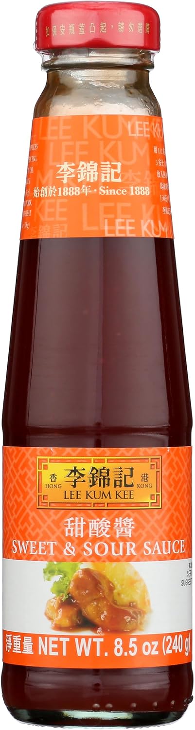 Lee Kum Kee Sweet & Sour Sauce, No Preservatives, Fat Free, 8.5 Ounces (Pack Of 12)