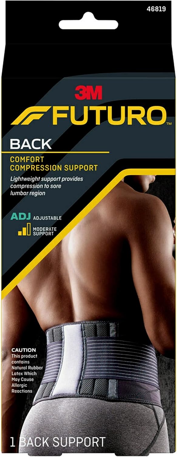 Futuro 46819ENR Comfort Compression Back Support, Adjustable