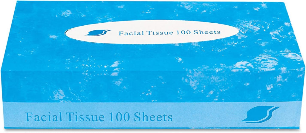 GEN FACIAL30100 Boxed Facial Tissue, 2-Ply, White, 100 Sheets per Box (Case of 30)