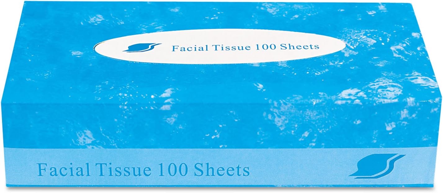 GEN FACIAL30100 Boxed Facial Tissue, 2-Ply, White, 100 Sheets per Box (Case of 30)