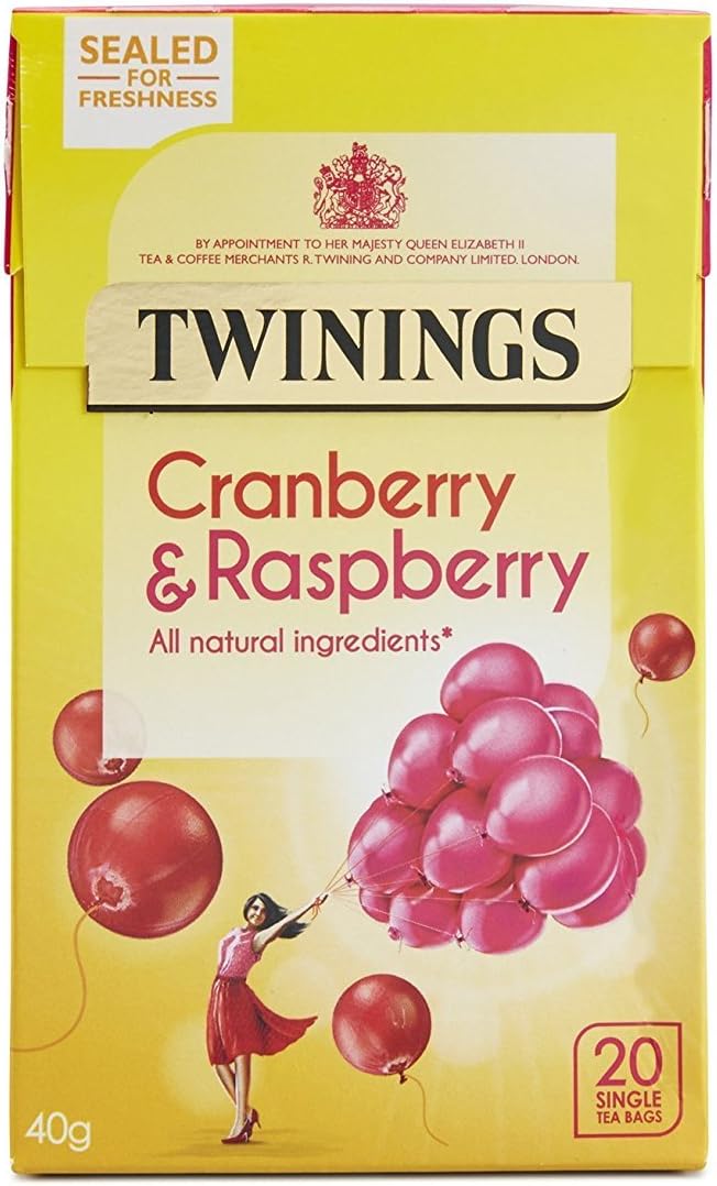 Twinings - Cranberry & Raspberry 20 Teabags - 40g