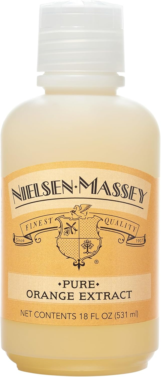 Nielsen-Massey Pure Orange Extract for Baking, Cooking and Drinks, 18 Ounce Bottle
