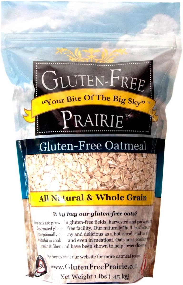 Gluten-Free Prairie Oatmeal, Certified Gluten Free Purity Protocol, Non-GMO, Vegan, 1 Pound
