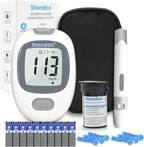 G430 Blood Glucose Monitor Kit, 50 Test Strips & 50 Lancets, 1 Control Solution, 1 Blood Sugar Monitor, 1 Lancing Device, Diabetes Testing Kit, No Coding, Large Display, Glucometer for Home Use