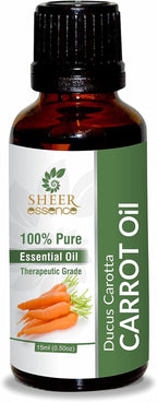 Carrot Oil 100% Pure Undiluted Natural Uncut Therapeutic Grade Cold Pressed Carrier Oils for Skin, Hair and Aromatherapy 5000ML