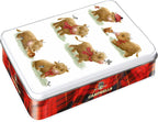 Campbells Shortbread Cute Highland Cow Assorted Cookies Tin 5.3 Oz (150g) - Pure Butter Scottish Shortbread Cookies from Scotland, British Tea Biscuits & Snacks, Cookie Assortment Gift Tin