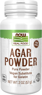 NOW Foods, Agar Pure Powder, Vegetarian Substitute for Gelatin, Gluten-free, Kosher, 2-Ounce