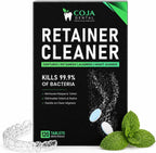 Retainer Cleaner Tablets 120 Count | Retainer Cleaning Tablets for Clear Aligners, Mouthguard & Night Guard | Aligner Cleaner | Dental Cleaner Tablets | Fresh Mint Flavor