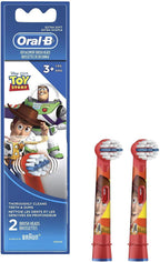 Oral-B Kids Extra Soft Replacement Brush Heads featuring Disney Pixar Toy Story, Ages 3+, 2 count