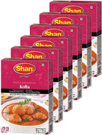 Shan - Kofta Seasoning Mix (50g), Spice Packets for Meat Balls in Spicy Curry (Pack of 6)