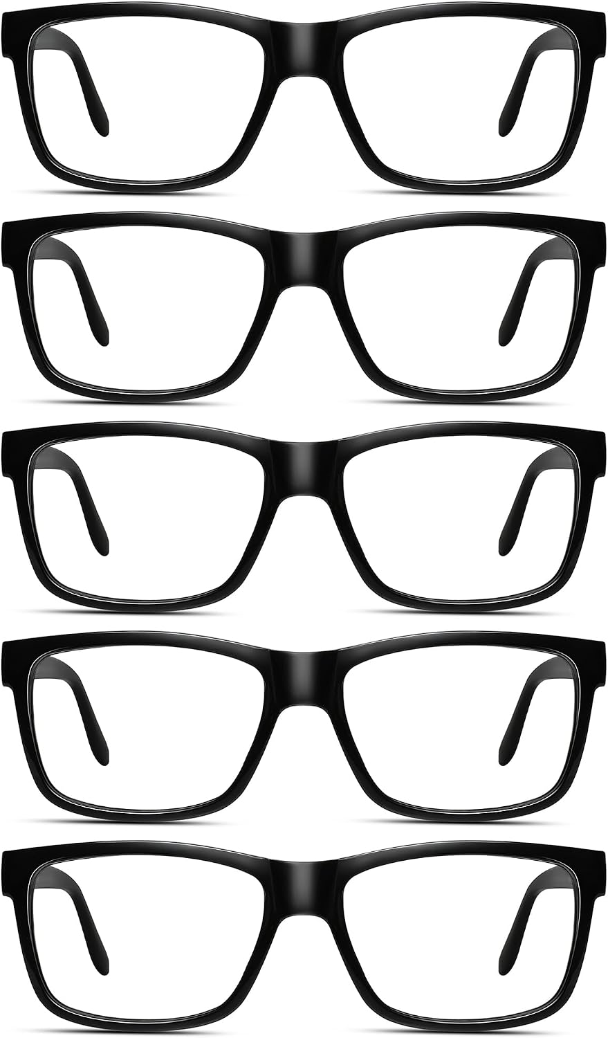 5 Pack Reading Glasses for Women Men, Blue Light Blocking Computer Readers UV Glare