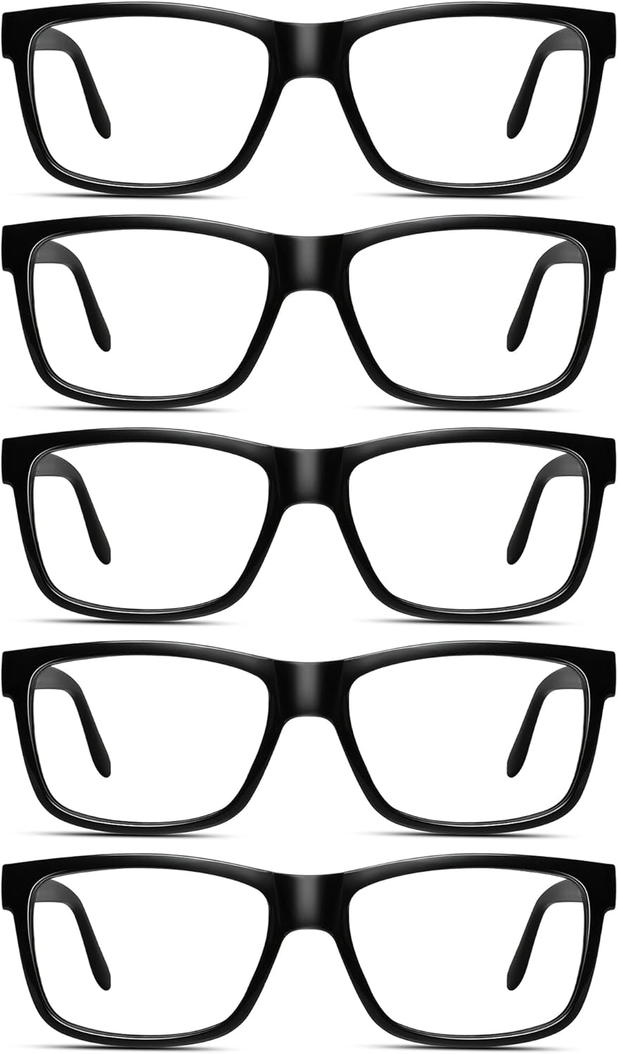 2.0 Reading Glasses for Men - Rectangular Readers for Men Spring Hinge Lightweight Eyeglasses UVFilter/Anti Eyestrain