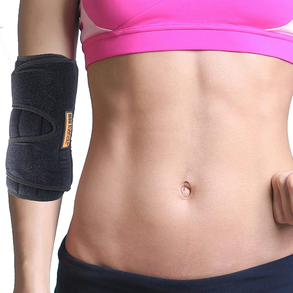 Everyday Medical Cubital Tunnel Elbow Brace for Tendonitis and Tennis Elbow For Women, Adjustable Tennis Elbow Brace For Men, Golfers Elbow Support with Removable Splint Fits Both Arms, Unisex - S/M