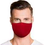 Washable Face Mask with Non-Adjustable Ear Loops & Nose Wire