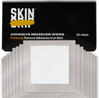 Skin Grip Adhesive Remover Wipes - 50 Ct | Medical Adhesive Remover for Skin | Dexcom Patch Removal | Skin-Friendly Adhesive Removal Wipes | Ostomy Adhesive Remover Wipes | CGMs & Sensor Cleanup