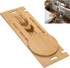 Slide Transfer Board with Turntable,Slide Board MakeTransfers Easier,Heavy-Duty Sliding Board for Patient Senior and Handicap Move Assist and Slide Transfer,Holds up to 450 Pounds