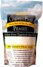 Gluten-Free Prairie Toasted Oat Flour, Certified Gluten Free Purity Protocol, Non-GMO, Vegan, 1 Pound