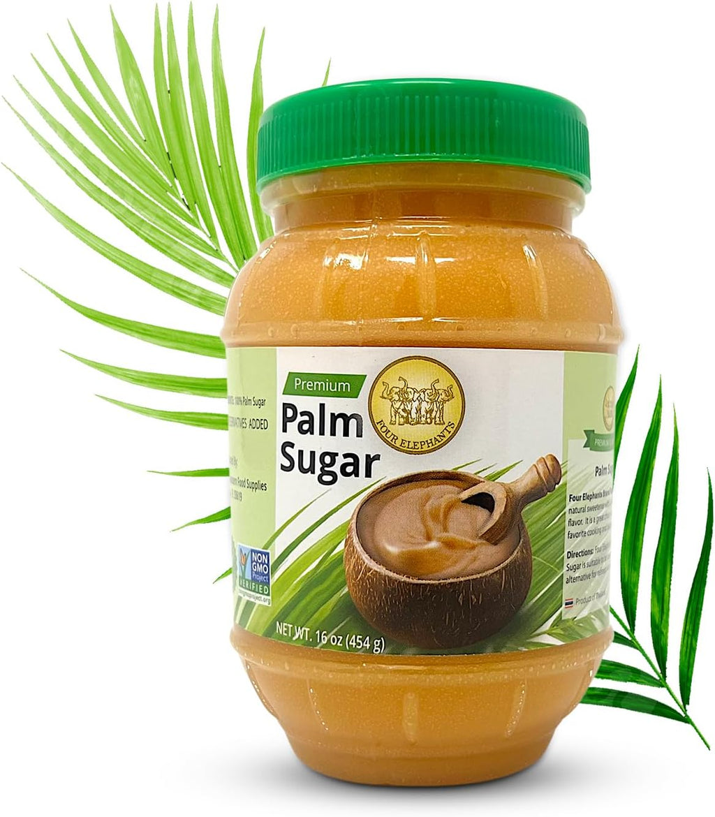 Four Elephants Premium Palm Sugar Non-GMO 16 oz (1)