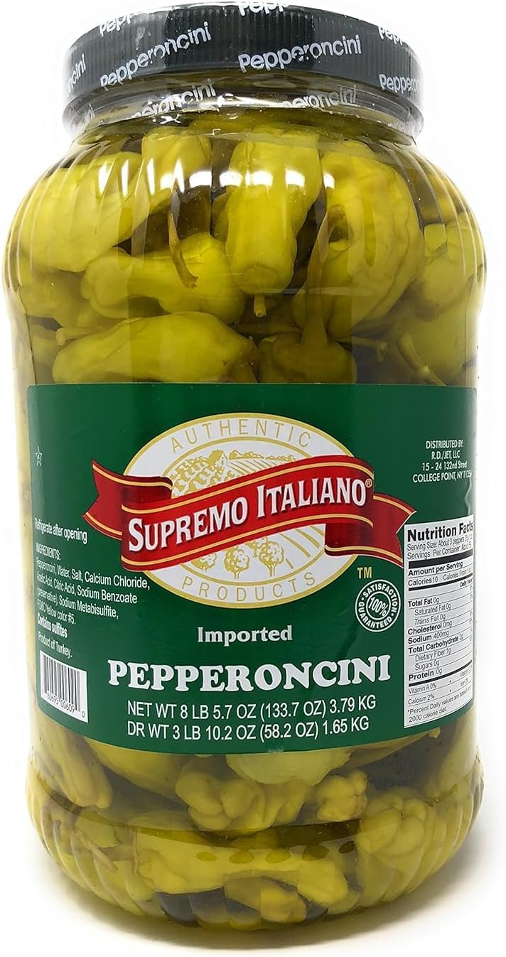 Supremo Italiano: Pepperoncini 1 Gallon