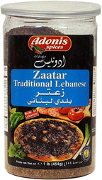 Adonis - Zaatar, Traditional Lebanese Seasoning Bleand, 1 Pound (454g)