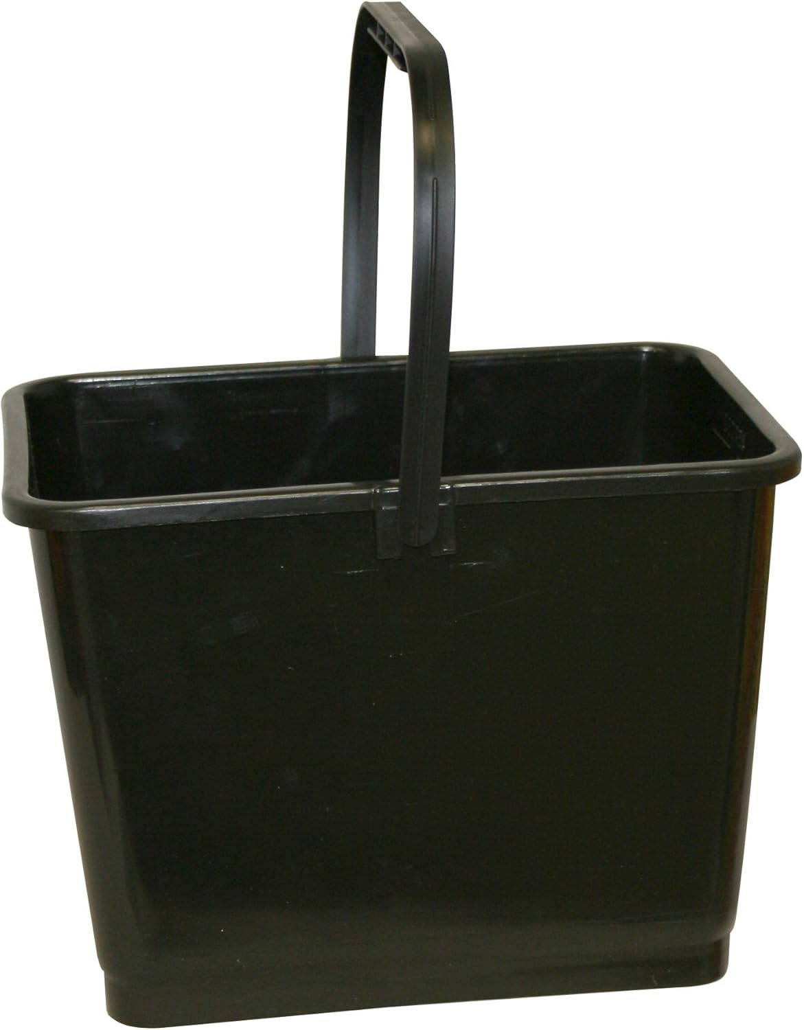 Mallory 864 Bucket with Handle, 2 Gallon Capacity, Black, 2 Gallon (256 Ounces)