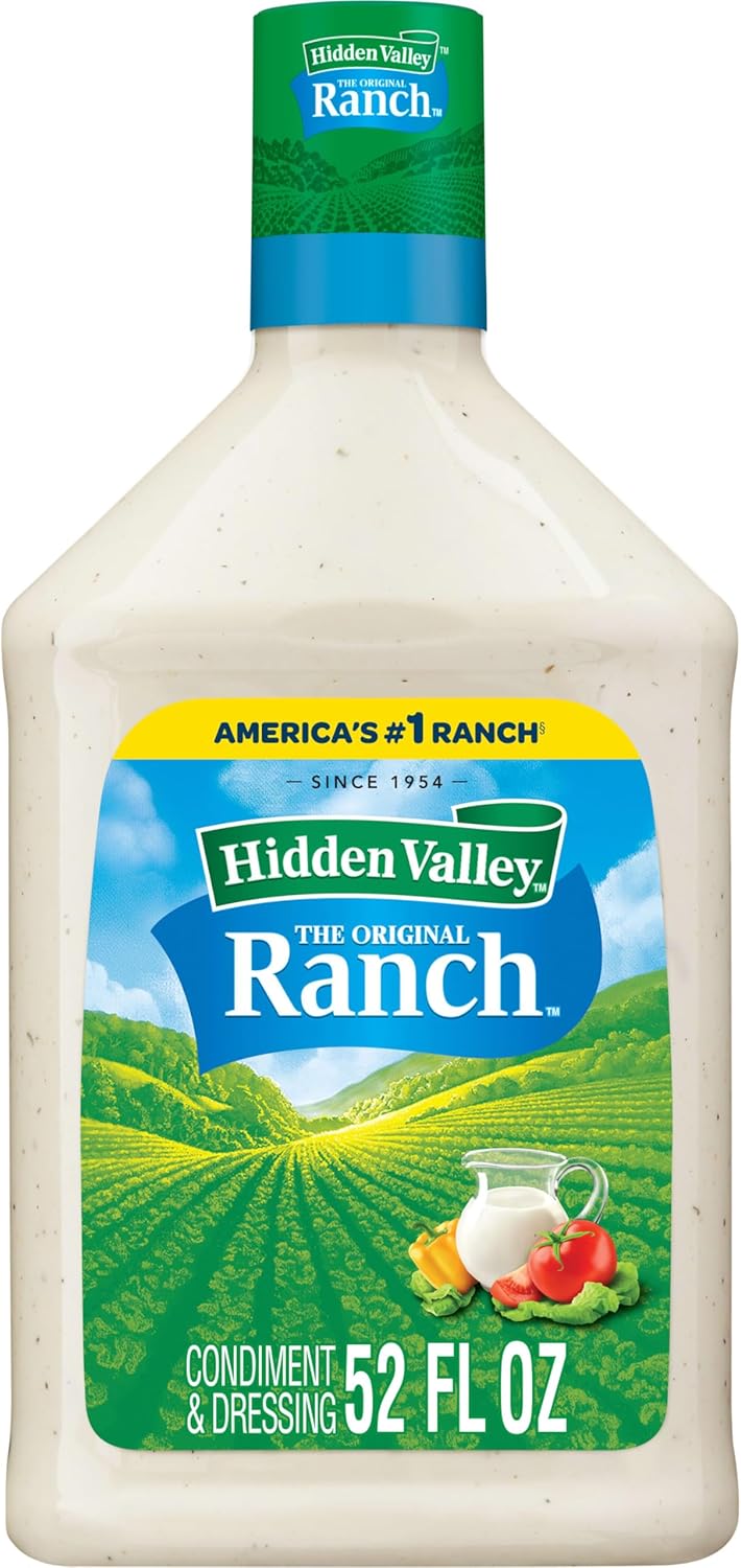 Hidden Valley Original Ranch Salad Dressing and Topping, 52 Ounce Bottle (Package May Vary)