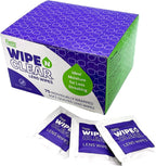 Flents Glasses Cleaner Wipes, 75 Count, Eyeglass Cleaning Wipes, Pre-Moistened, Individually Wrapped, Smudge & Streak-Free Lens Wipes for Glasses & Sunglasses, Safe for AR Coated Lenses