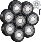 8 Blade Replacement Heads Electric Razor Shaver (8D Black)