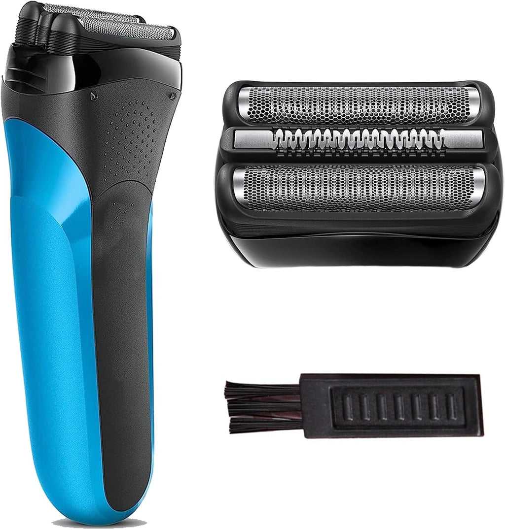 21B Series 3 Replacement Head for Braun Electric Shaver, S3 Wet and Dry Replacement Head Compatible with Braun Series 3 Foil and Cutter 300s, 310s, 3010BT (1 Count)