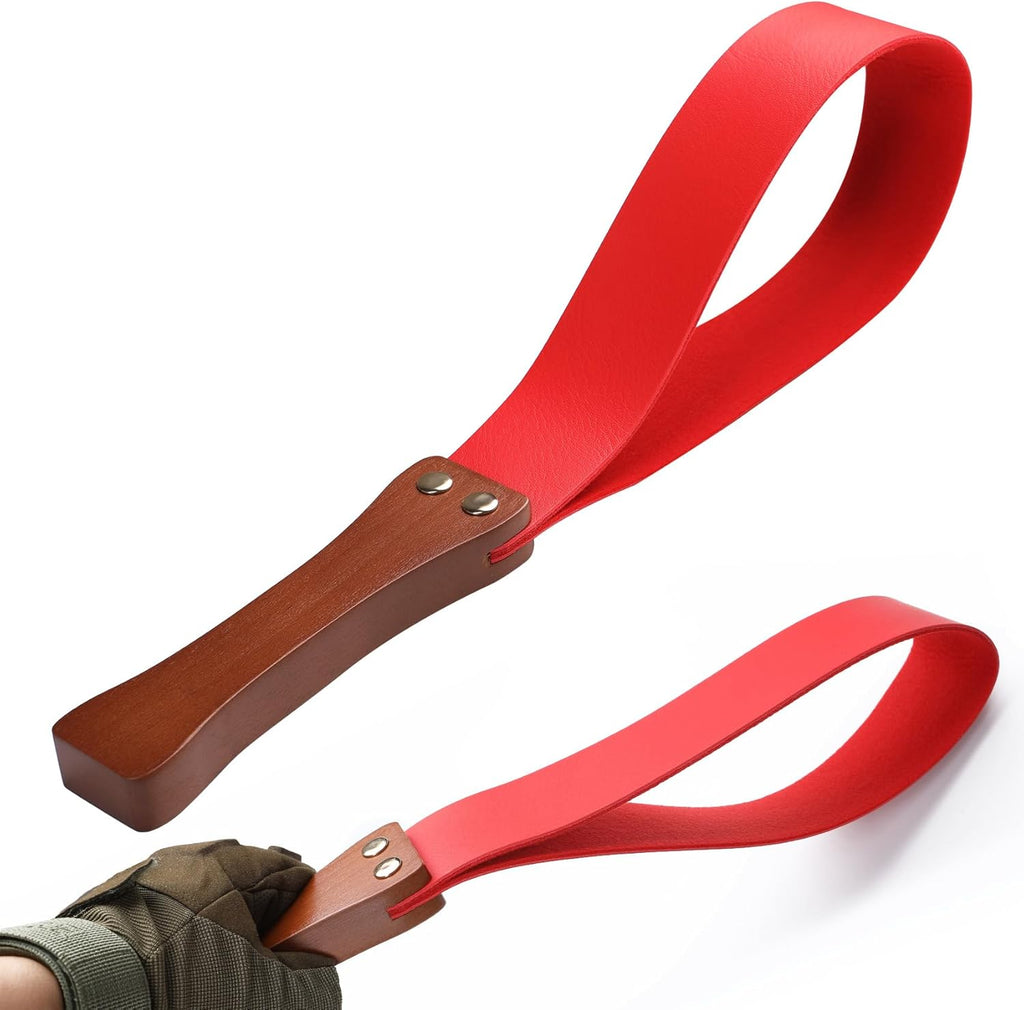 Sex Game Paddle Whip - Comfortable Leather Wooden Handle Sex Whip - Adult BDSM Role-Playing Tied with a Whip Device Role-Playing Paddle - Horse Whip Couple Sex Whip