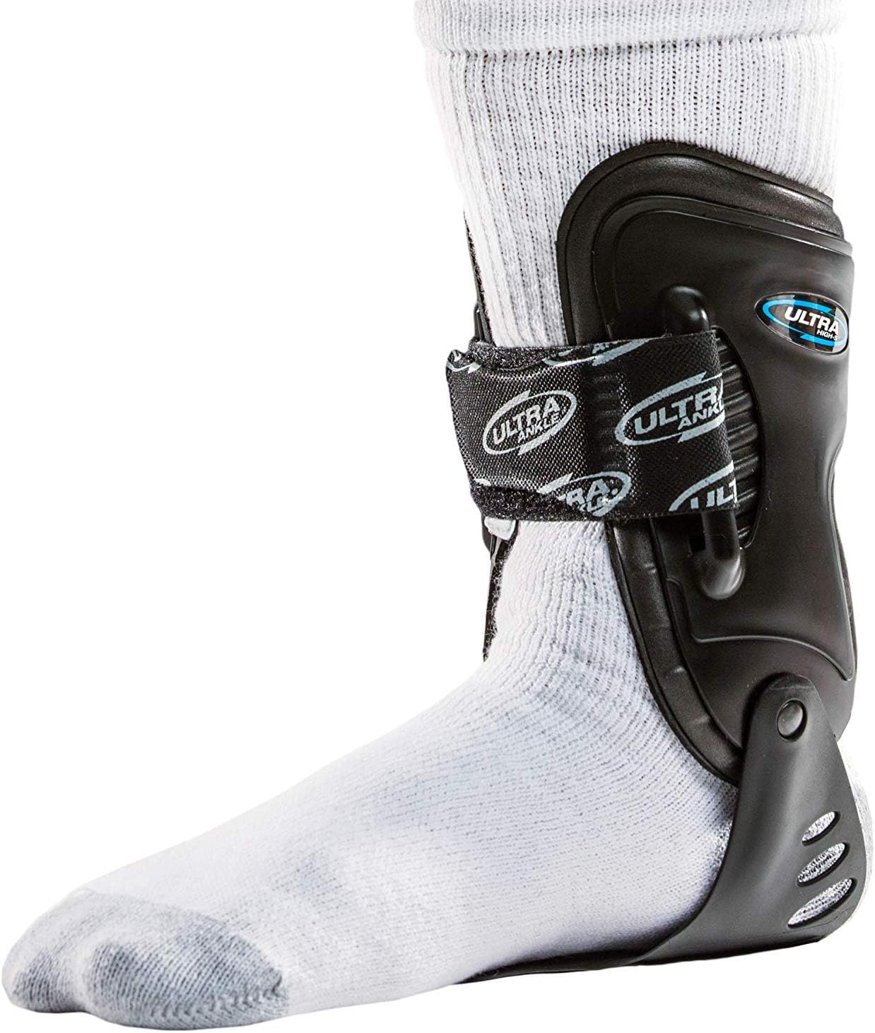 Ultra High-5 Ankle Support Brace – Everyday Stability Gear for Chronic Ankle Instability – Rigid Bilateral Shell, Boot-Ready Fit for Workers, Hikers, & Comfortable Support for Active Aging Adults - Medium