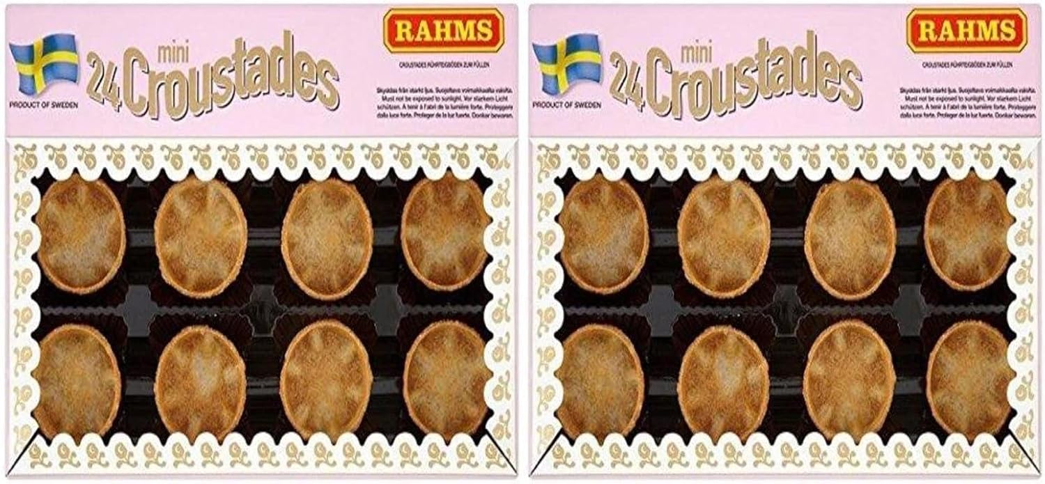 Rahms Mini Croustade Cups 24 per pack 50g - Pack of 2