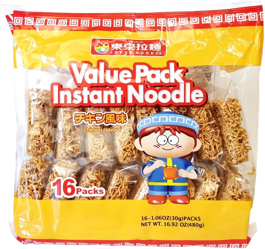 Tokyo Noodle Value Pack Instant Noodle Chicken Flavour 16 Packs 480g
