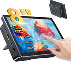 NLIEOPDA 7 Inches Touchscreen Monitor, HD 1024×600 IPS LCD Capacitive Touch Screen Compatible with R Pi 4B/3B+/3B/2/1B+/Zero Ora Pi 5 Por/3 Plus/3B/4B Ban Pi and Windows 10/8/7 (CX-080-A US)