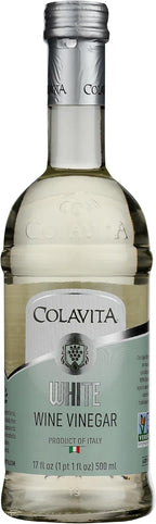 Colavita Wine Vinegar - Aged White Wine Vinegar, 17 Fl Oz