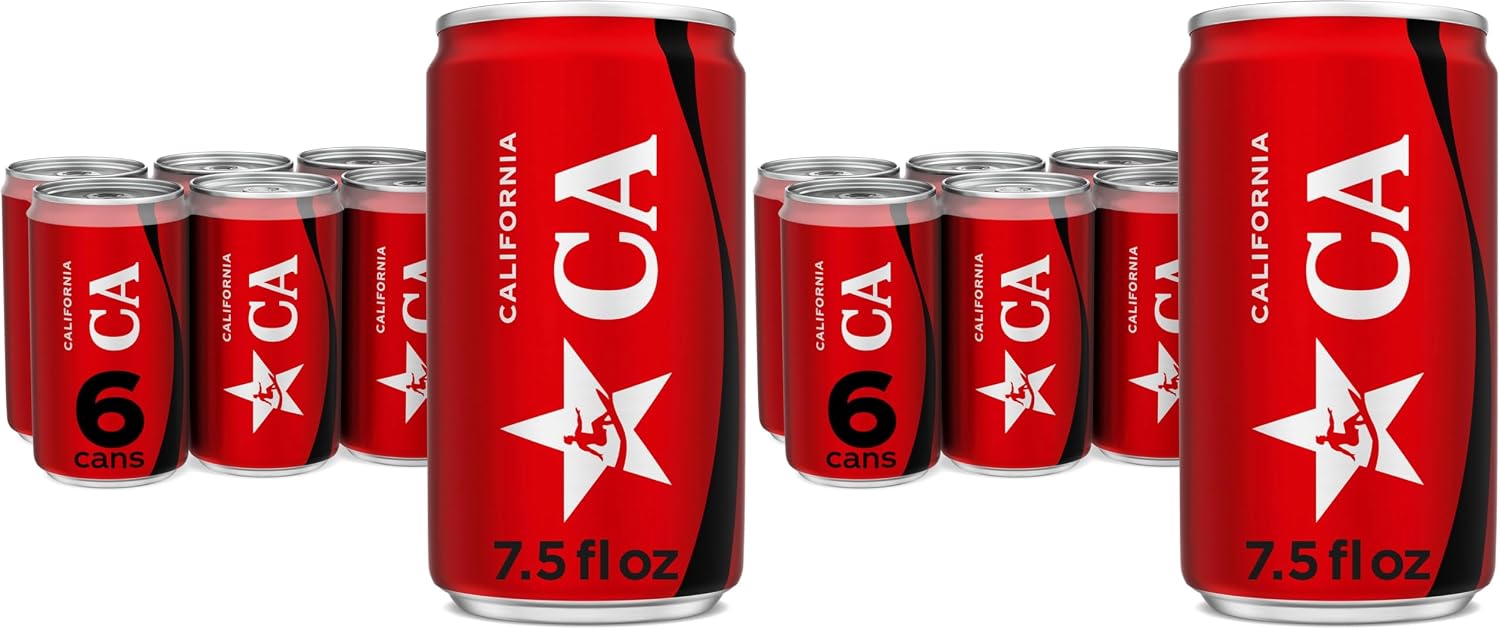 Coke Zero Sugar Mini-Can 7.5 fl oz, 12 Pack (Package May Vary)