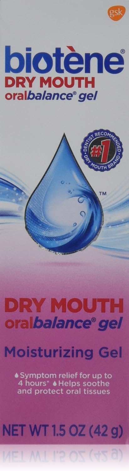 Biotene Oralbalance Dry Mouth Moisturizer Gel 1.50 oz ( Pack of 5)