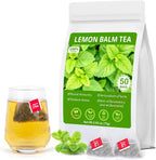 Lemon Balm Tea Bags, Pure & Natural Dried Lemon Balm, Herbal Tea Bags with Caffeine Free, Premium Lemon Balm Leaf for Calming and Digestion Support (1 Pack/50 Bags)